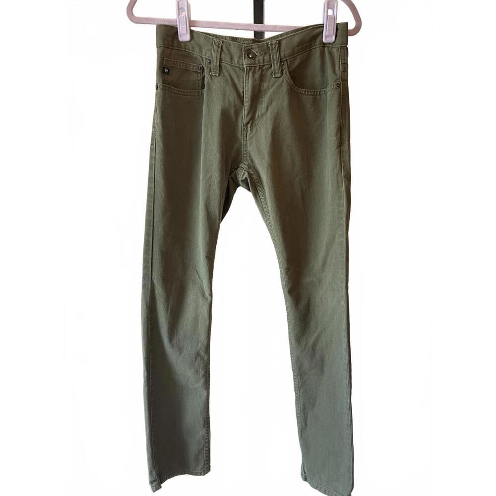 Free World Women's Casual Pants Size 28 Olive Green Skinny